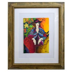 Patricia Govezensky- Original Watercolor "Elodie"
