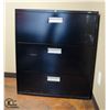 Image 1 : BLACK 3 DRAWER LATERAL FILING CABINET