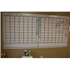 Image 1 : LARGE PLANNING WHITE BOARD W/ WHITE BOARD MARKERS