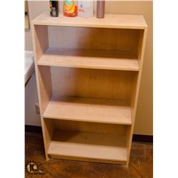 LIGHT WOOD FINISH BOOK SHELF