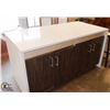 Image 1 : GRANITE TOP STORAGE CABINET / TABLE