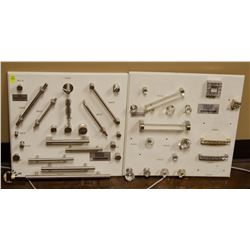 LOT OF 2 ASSORTED HANDLE & KNOB DISPLAYS