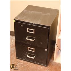 METAL 2 DRAWER FILING CABINET