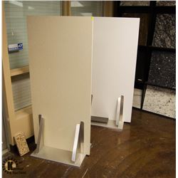LOT OF 2 GRANITE SLAB DISPLAYS