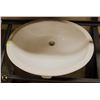 Image 1 : PORCELAIN OVAL UNDERMOUNT SINK