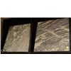 Image 1 : LOT OF 2 GRANITE SLABS