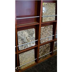 LOT OF 5 SQUARE TILE SAMPLES