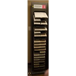 LOT OF 31 SILESTONE GRANITE SAMPLES W/ DISPLAY