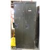 Image 1 : BANK OF 2 FULL SIZE LOCKERS