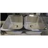 Image 1 : KINDRED 2-WELL STAINLESS STEEL DROP-IN SINK