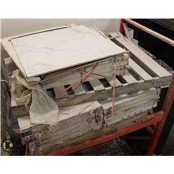 18 CASES OF 4 PORCELAIN TILES 23.625"X23.625" & 6