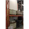 Image 2 : LOT OF 2 SECTIONS OF PALLET RACKING W/ 4 UPRIGHTS