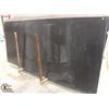 Image 1 : LARGE BLACK GRANITE SLAB 126.25"X55.5"X1.25"