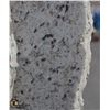 Image 1 : LARGE GREY & RED SPECKLED GRANITE SLAB W/ ROUGH
