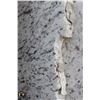 Image 1 : LARGE GREY & RED SPECKLED GRANITE SLAB W/ ROUGH