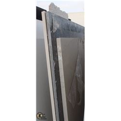 LOT OF 3 ASSORTED GRANITE SLABS