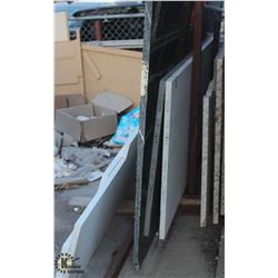 LOT OF 4 ASSORTED GRANITE SLABS