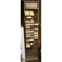 CAESARSTONE GRANITE SAMPLE DISPLAY RACK W/ 27
