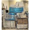 Image 1 : STACK OF 5 PALLETS OF ASSORTED PORCELAIN TILES