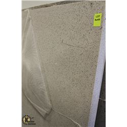 LARGE WHITE GRANITE SLAB 120.125"X56.75"X1.25"