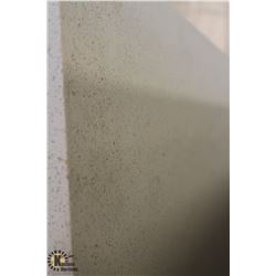 LARGE WHITE GRANITE SLAB W/PIECES CUT OFF