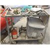 Image 1 : 2-TIER METAL CART W/ CONTENTS 41.5"X24"X34"