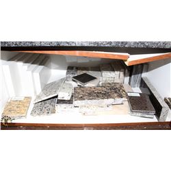LARGE LOT OF ASSORTED GRANITE SAMPLES