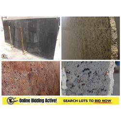 FEATURED ITEMS: LARGE SELECTION OF GRANITE SLABS