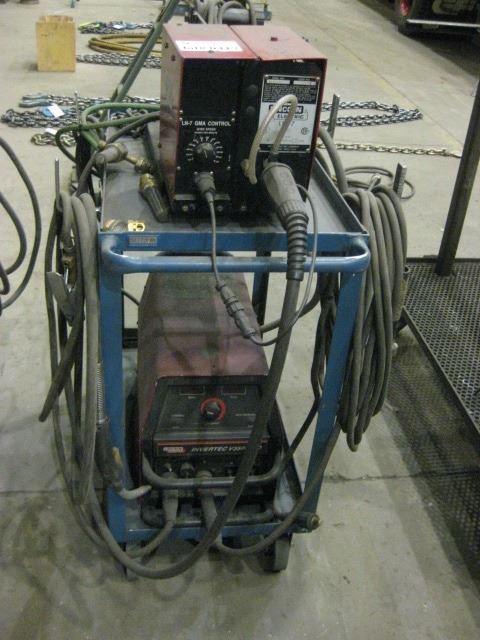 LINCOLN INVERTEC V350-PRO W/ LN-7 ON CART - North American Auction LLC