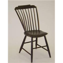 EARLY 19TH CENT. STEP DOWN WINDSOR SIDE