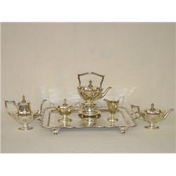 5 PC. STERLING TEA SET-PLYMOUTH PATTERN