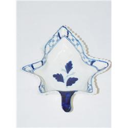 EARLY BLUE DECORATED SOFT PASTE LEAF FO