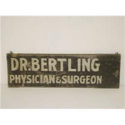 LATE 19TH CENT. SAND PAINTED DOCTORS T