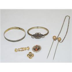 GOLD FILLED VICTORIAN BANGLE BRACEL