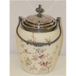 8 1/2 MOUNT WASHINGTON CRACKER JAR W/ 
