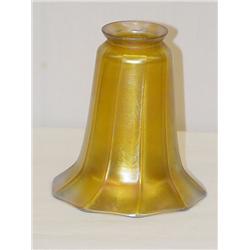 5 1/2 LUSTRE ART GOLD IRIDESCENT SHADE