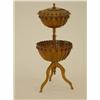 Image 1 : FANCY VICTORIAN WALNUT 2 TIER SEWING ST