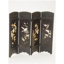 EARLY 20TH CENT. 4 PART CHINESE FOLDING