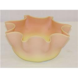 6 MOUNT WASHINGTON BURMESE RUFFLED EDG