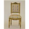 Image 1 : LOUIS XVI STYLE GILT WOOD CHAISE SIDE C