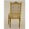 Image 2 : LOUIS XVI STYLE GILT WOOD CHAISE SIDE C