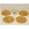 Image 1 : (5) PCS. CONSOLIDATED ART GLASS: (4) 8 