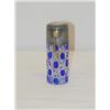 Image 1 : 3 3/4 COBALT CUT TO CLEAR ATOMIZER W/ 