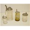 Image 1 : (4) CONTINENTAL GLASS STEINS W/ PEWTER 