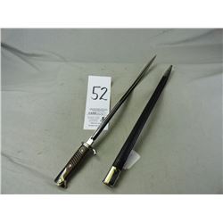WKC Wood Handle Bayonet