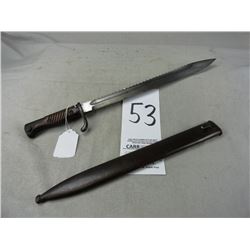 WWI Imp German Saw Tooth 98/05 Bayonet G-98 Mauser (OK Vet Bring Back)
