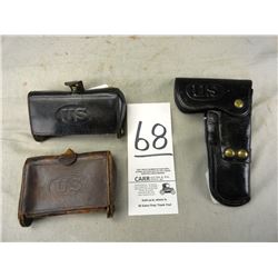 U.S. Holster  (2) Ammo Pouches