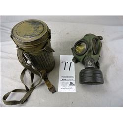 Wermacht WWII Gas Mask Canister