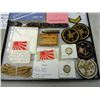 Image 3 : Japanese WWII Display w/Buttons, Patches, Etc.