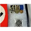 Image 5 : German/Nazi Fob, Badge, Iron Cross Display